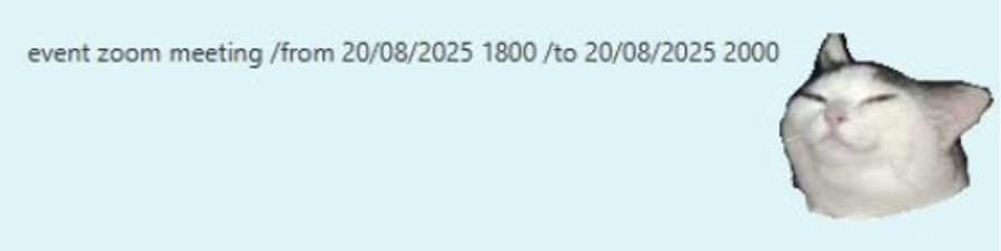User command